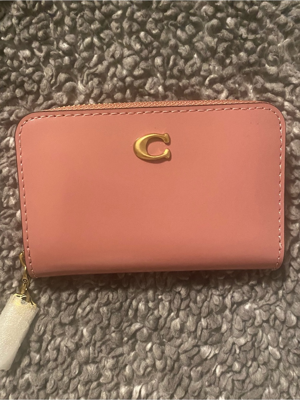 COACH SMALL ZIP AROUND CARD CASE